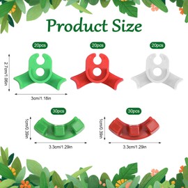 DUTIFUL Pack of 120 Plant Benders Plant Training Beige Clips 90 Degree Low Stress Training Clips Plant Bender Plant Trainer for Low Load Plants Bender Clips Plant Clips