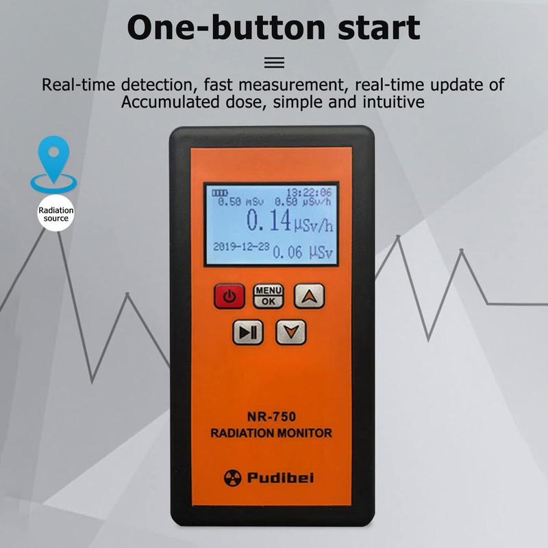 Nuclear Radiation Detector, Handheld Radiation Detector X, Y and Hard