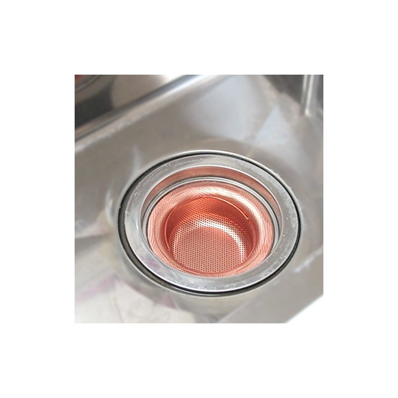 SANEI Sink Drain Basket, Anti-Slime, 5.3 inches (135 mm), Copper,