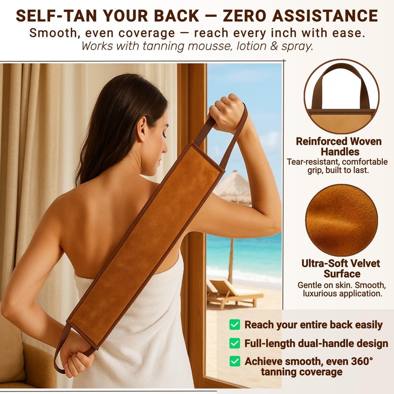 3 in 1 Self Tanner Applicator Set for Beginners Streak-Free