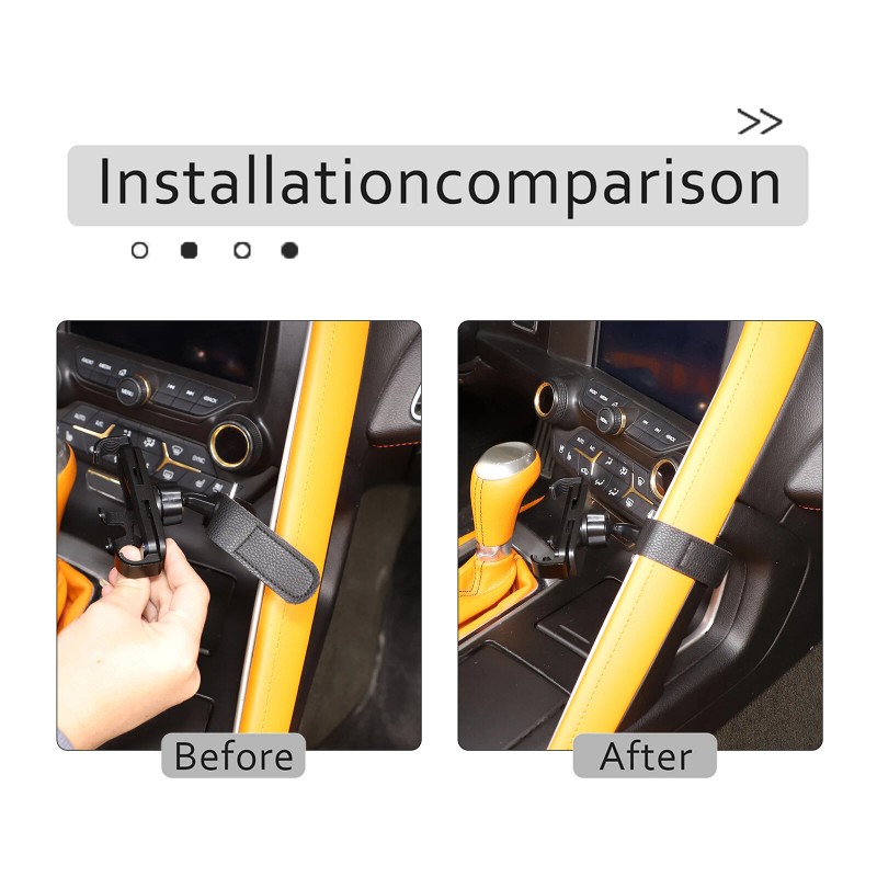 cartiangoUS Car Center Control Side Cell Phone Mobile Bracket Holder