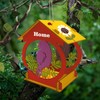 Bird Feeder - Wooden Bird Feeders for Outdoors - Decorative