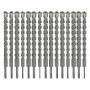 SDS Plus Hammer Drill Bit 15Pcs 9/16 in. x 6