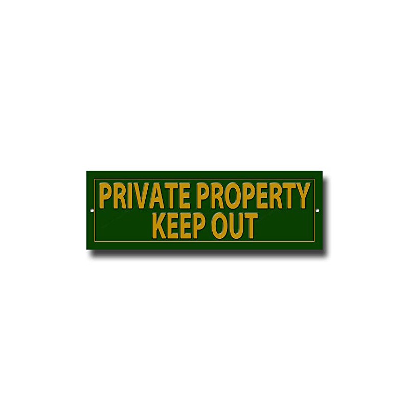 Vintage Sign Designs Metal Sign - Private Property Keep Out