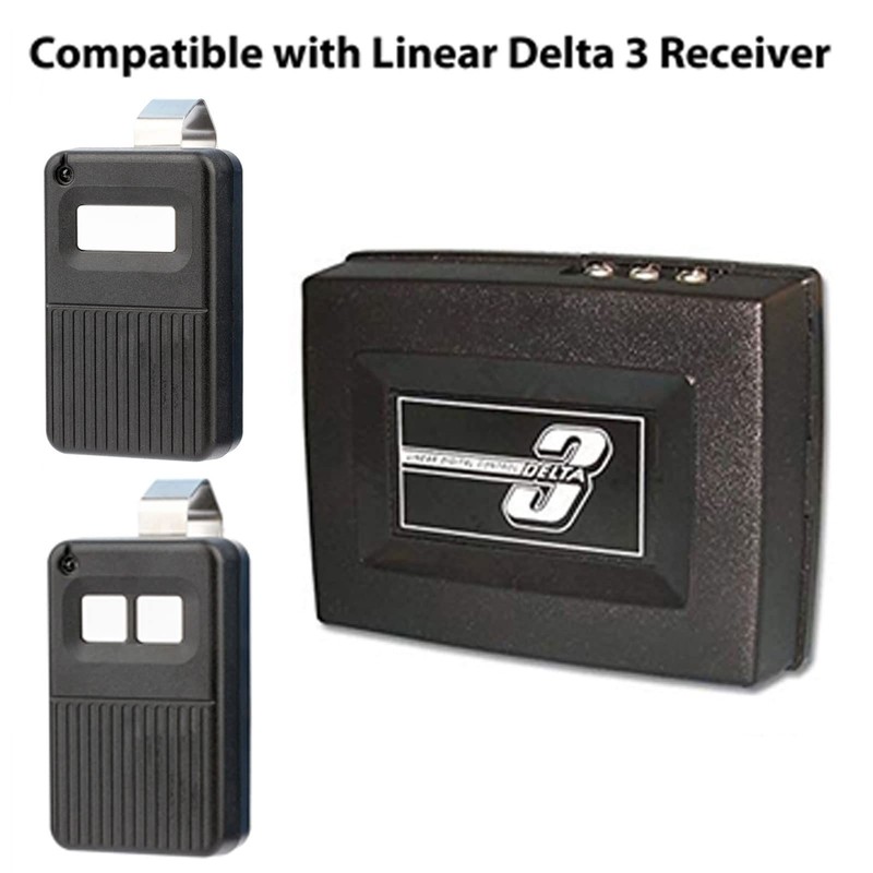 2 Garage Door Remotes for Linear Delta 3 (DT DTA