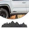 Zhizhong 7 Inch Snow Mountain Tree Emblem, Trunk Tailgate Mountains