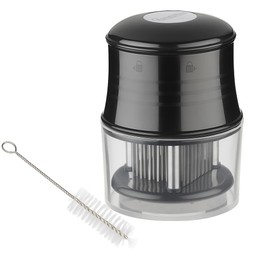 Vidalia Professional Meat Tenderizer, Stainless Steel Blades, Safety Lock, Clear Base