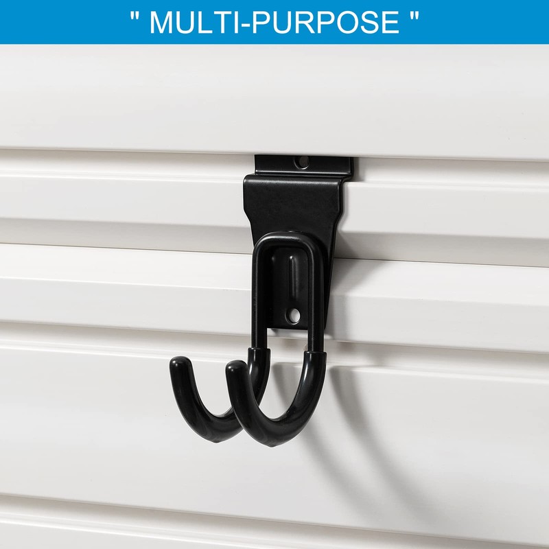 PYBTOOL 12Pack Slatwall Hooks Heavy Duty Slatwall Accessories Garage Small
