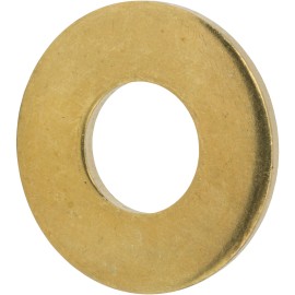 Fastenere #8 Flat Solid Brass Flat Washers Commercial Standard Grade 360 Qty 1000