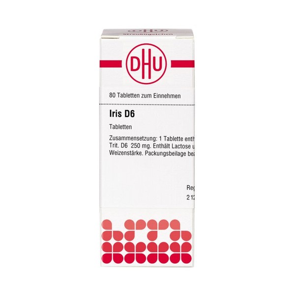 DHU Iris D6 Tabletten, 80.0 St. Tabletten