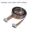 MECCANIXITY 1 Pcs 10 Pin Flat Rainbow Ribbon Cable FC/FC
