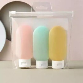 Gita Beuraendeu 휴대용용기 휴대용 화장품 소분 용기 여행용화장품 리필 공병 Portable Container Portable Cosmetic Sample Container Travel Cosmetic Refill Bottle [Transparent 3P]