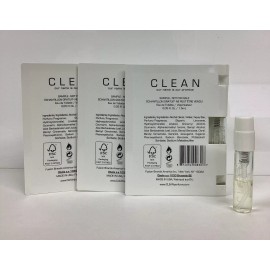 Clean For Men LOT OF 3 White Vetiver Eau De Toilette Sample Spray 0.05oz As Pict
