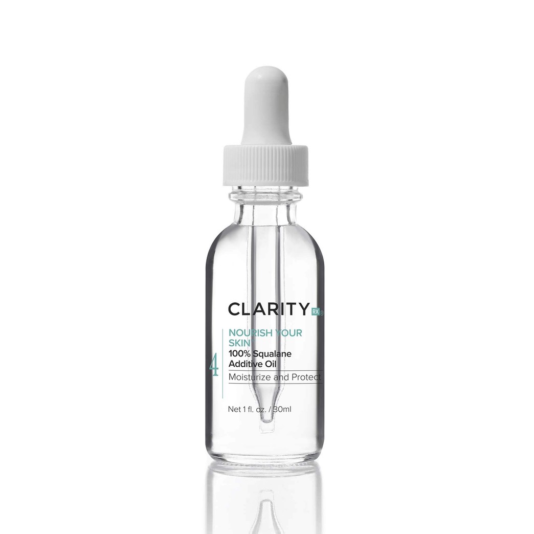 ClarityRx Nourish Your Skin 100% Squalane Moisturizing Face Oil for All Skin Types, 1 Fl Oz