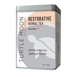 Restorative Herbal Tea Blend: Loose-Leaf, Organic & Wildcrafted, Healing and Medicinal, 4 oz. Tin. New Look, Same Great Formula!