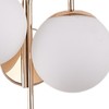Double Sconce Simple Modern Dual Headed Glass Metal Energy Saving