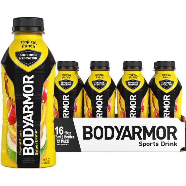 BODYARMOR BODYARMOR Sports Drink Sports Beverage, Tropical Punch, Coconut Water