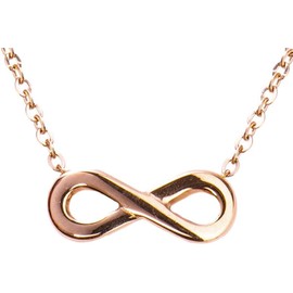 LuckyLy Set Joyería para Mujer Acero Inoxidable Baño Oro Rosa 18K Regalos
