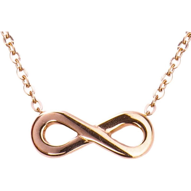 LuckyLy Set Joyería para Mujer Acero Inoxidable Baño Oro Rosa