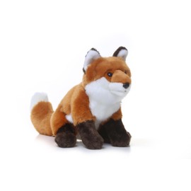 TAMMYFLYFLY - Juguete de peluche de zorro rojo de 11 pulgadas, juguete suave de zorro naranja, muñeca de peluche
