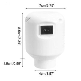 Electric Vacuum Pump, 55W Space Saver Storage Bag Pump Portable Travel Vacuum Pump for Quilts Blankets Clothing