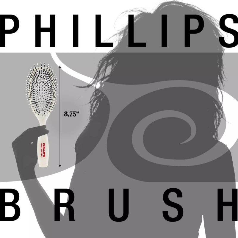 Phillips Brush Light Touch 1 Oval Cushioned Brush with Ball