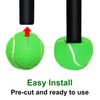 URBEST Walker Tennis Balls 4pcs Precut Heavy Duty Tennis Balls