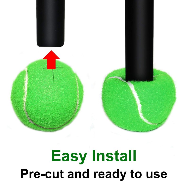 URBEST Walker Tennis Balls 4pcs Precut Heavy Duty Tennis Balls