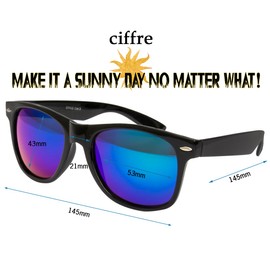 Ciffre Nerd Retro Look Sunglasses, Pilot’s Glasses, Vintage Look - Approx. 80 Different Models, Many Colours, Vari 2 -