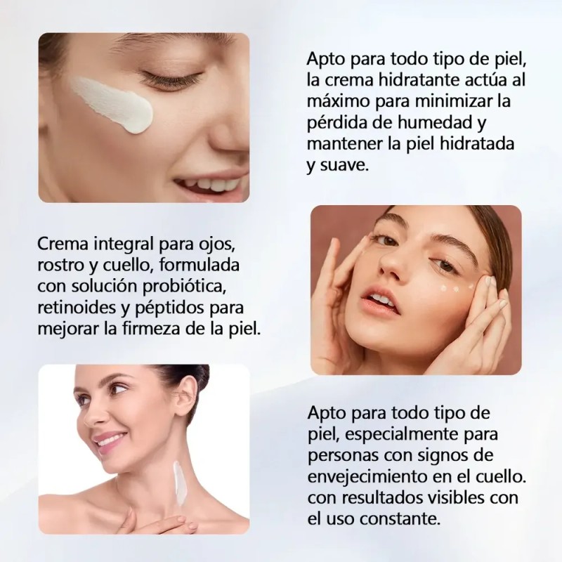 3pc Rutina Hidratante Anti-arruga Reafirma Crema Ojos Cuello