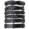 Chamqueen Woven Leather Bracelet Combination Gifts For Men and Boys
