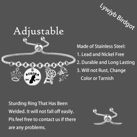 Lywjyb Birdgot Movie Inspired Bracelet Princess Lover jewelry for Girl Mother Women (AU 1959 br CA)