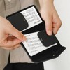 Double Flap Cardholder Black
