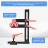 Wood Lathe Steady Rest，Stable L Shaped Woodworking Lathe Center with