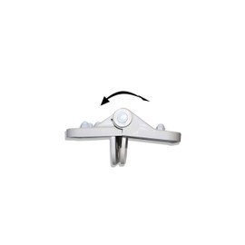 Kiavetta Heavy-Duty Polymer Multi‑Adjustable Self‑Closing Gate Hinge – Fits Vinyl, Metal & Wood Gates – Rust-Proof, 3‑Way Adjustable (1 Pack)