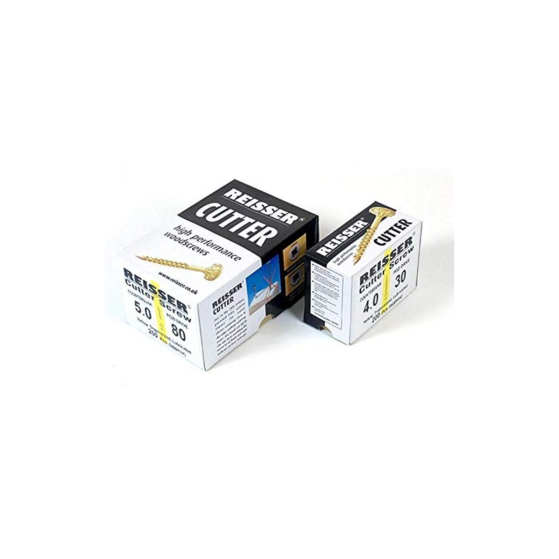 Reisser 9200S220350354 R2 Professional Pozidriv Countersunk Full Threaded Woodscrew 200-Pieces
