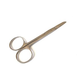 Suture Scissors 4.5" Dental Scissors Stitch Stainless Steel Hook Dental Veterinary Instruments