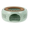 OSALADI Ceramic Teapot Warmer Japanese Tea Warmer Tea Stove Tea Pot Stand Teapot Heater (Light Green)