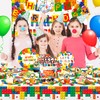 Building Block Party Decoration Building Block Birthday Banner Building Block