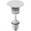Geberit Geberit 240.750.21.1 Strut Cap with Stopper: Shiny Chrome