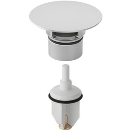 Geberit Geberit 240.750.21.1 Strut Cap with Stopper: Shiny Chrome