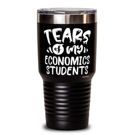 ODTGIFTS Funny Economics Professor Teacher Tumbler Tears Of My Economics Students 30oz Stainless Steel Black
