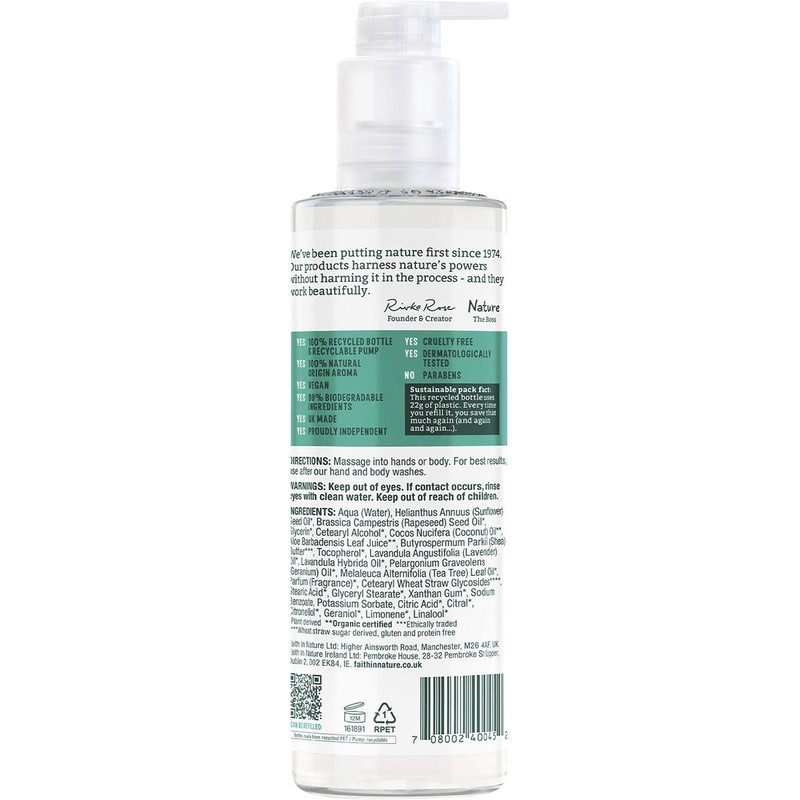 FAITH IN NATURE Hand & Body Lotion Soothing Lavender &