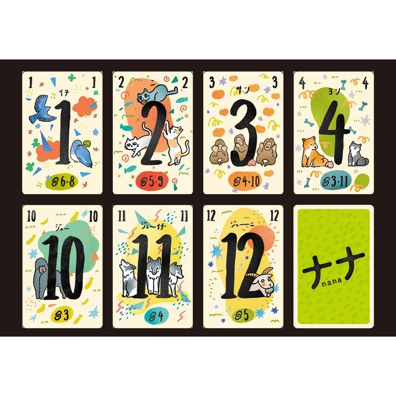 Mob+ Nana Card Game 3rd Edition (2-5 Players, 15-30 Minutes,