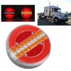 LED Round Trailer Tail Light 1200LM Stop Brake Turn Reverse