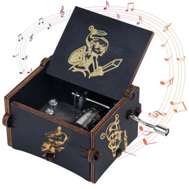 COTIACCV Caja Musical Legend of Zelda, Caja de Música de Manivela, Caja de Música con Manivela de Madera, Diseño Delicado y Elegante, Adecuada para Regalos de Navidad y Cumpleaños.