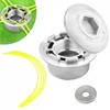 Lawn Trimmer Head Double Thread Head, Thread Head Brush Cutter,
