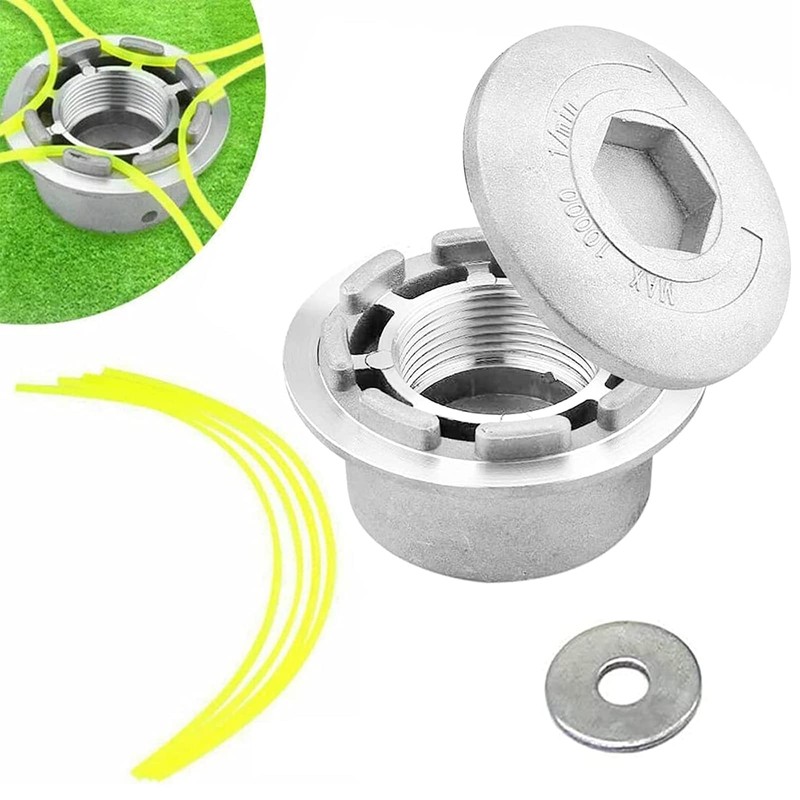 Lawn Trimmer Head Double Thread Head, Thread Head Brush Cutter,