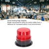 Round Red Warning Light Industrial Emergency LED Rotating Strobe Beacon