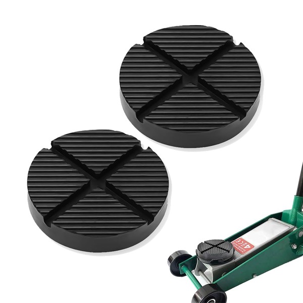 2PCS Car Pinch Weld Jack Pad,Rubber Jack Stand Pads Floor